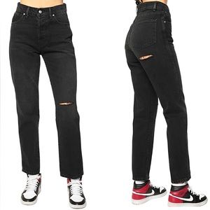 Revice Denim Ex-Boyfriend/Player One Black Ripped Women’s Jeans